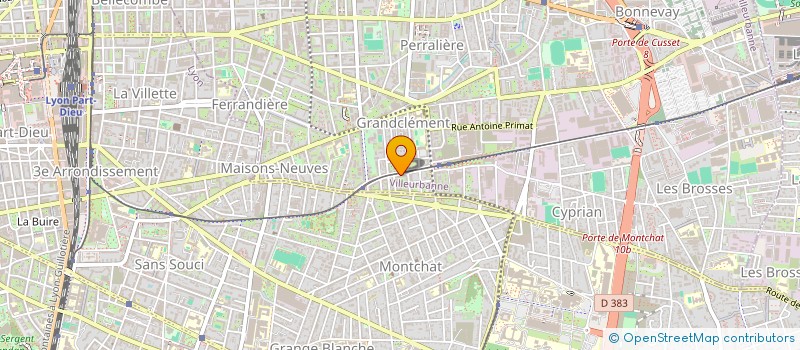 localisation de l'entreprise MONSIEUR DANIEL GVERO  VILLEURBANNE