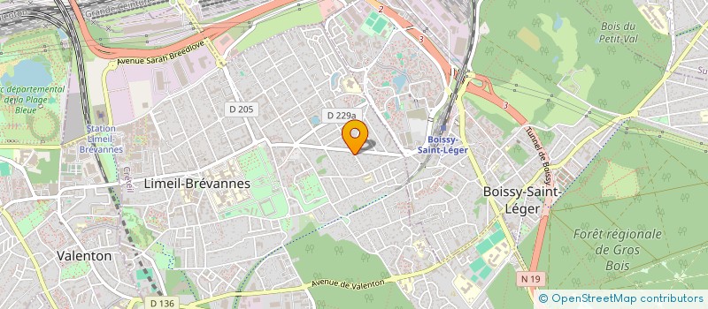 localisation de l'entreprise MONSIEUR DANIEL HADDAD  LIMEIL-BREVANNES