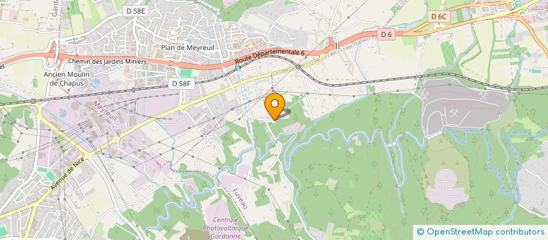 localisation de l'entreprise MONSIEUR DANIEL HADJEDJ  FUVEAU