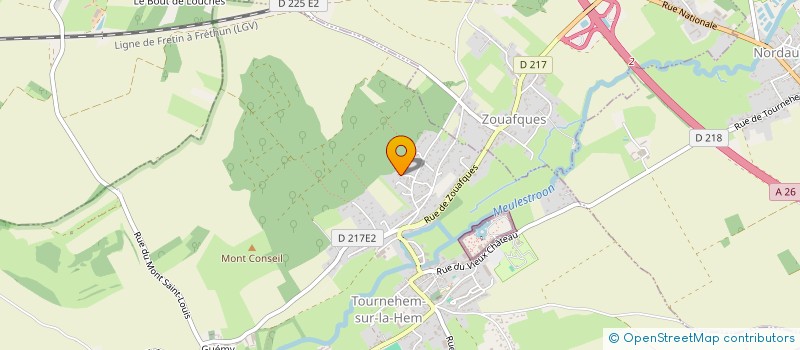 localisation de l'entreprise MONSIEUR DANIEL HAECK  TOURNEHEM-SUR-LA-HEM