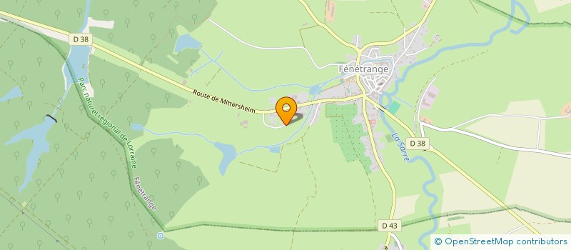 localisation de l'entreprise MONSIEUR DANIEL HAMANN  FENETRANGE