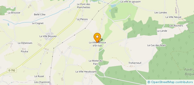 localisation de l'entreprise MONSIEUR DANIEL HAMON à LE MENE