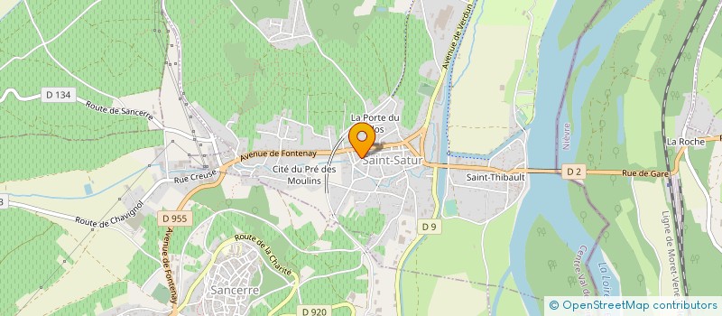 localisation de l'entreprise MONSIEUR DANIEL HAMON à SAINT-SATUR