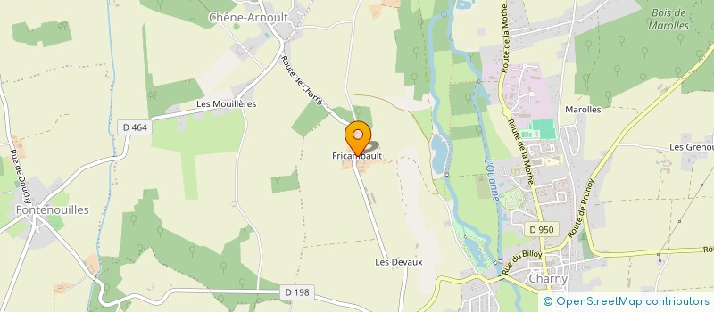 localisation de l'entreprise MONSIEUR DANIEL HARDOIN à CHARNY OREE DE PUISAYE