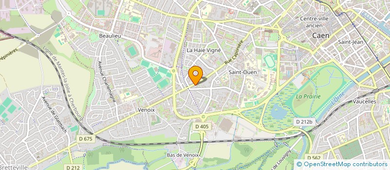 localisation de l'entreprise MONSIEUR DANIEL HARIVEL à CAEN