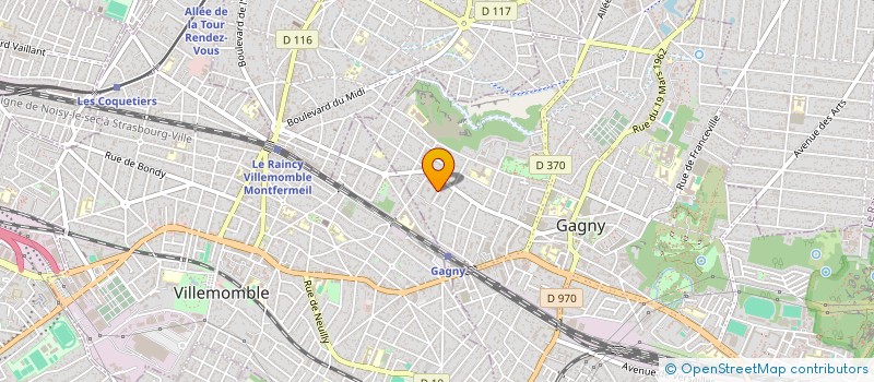 localisation de l'entreprise MONSIEUR DANIEL HARROCH  GAGNY