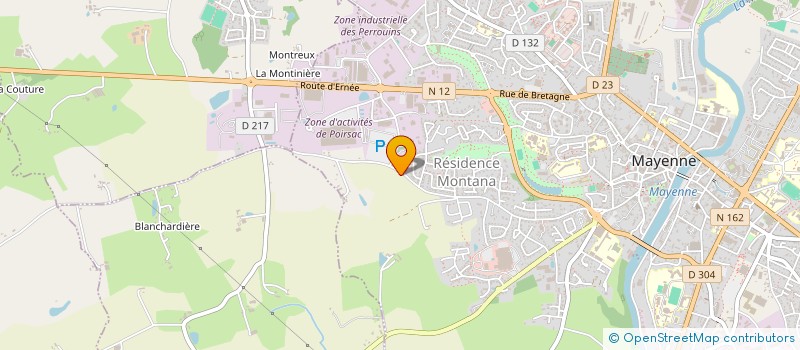 localisation de l'entreprise MONSIEUR DANIEL HEDON à MAYENNE