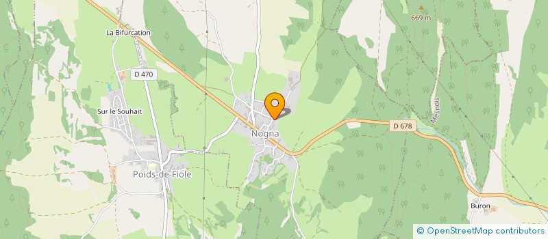 localisation de l'entreprise MONSIEUR DANIEL HEDREUL  NOGNA