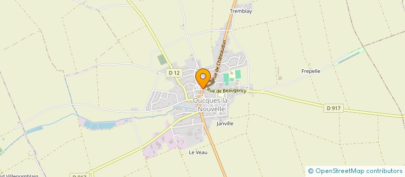 localisation de l'entreprise MONSIEUR DANIEL HELINE  VILLENEUVE-FROUVILLE