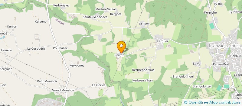 localisation de l'entreprise MONSIEUR DANIEL HELLEGOUARCH  INZINZAC-LOCHRIST