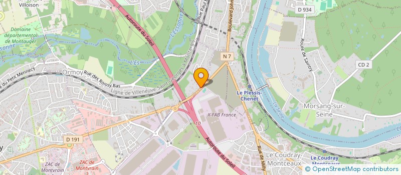 localisation de l'entreprise MONSIEUR DANIEL HENNEQUEN  ORMOY