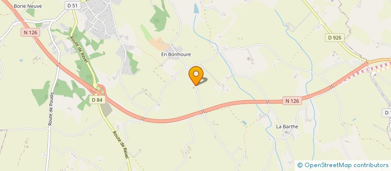 localisation de l'entreprise MONSIEUR DANIEL HENON  PUYLAURENS