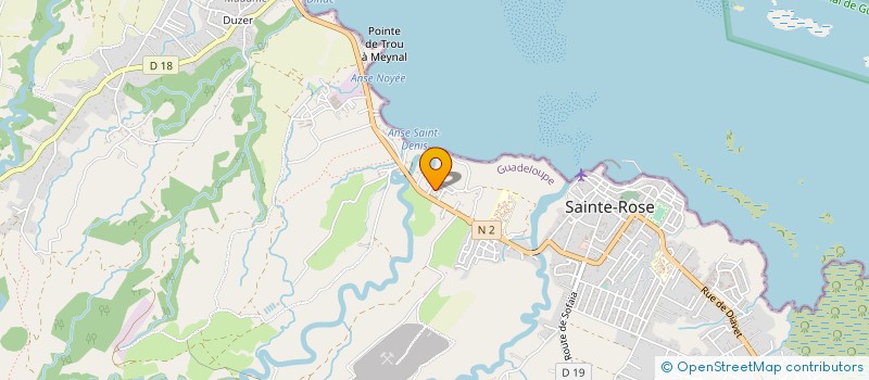 localisation de l'entreprise MONSIEUR DANIEL HENRIETTE  SAINTE-ROSE