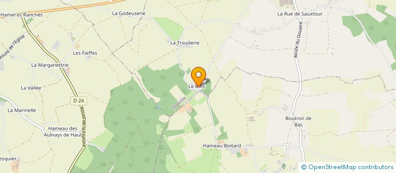 localisation de l'entreprise MONSIEUR DANIEL HENRION  THEVILLE