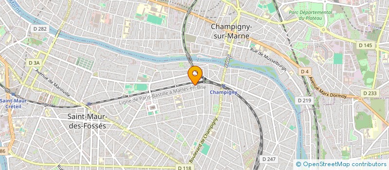 localisation de l'entreprise MONSIEUR DANIEL HENRY à SAINT-MAUR-DES-FOSSES