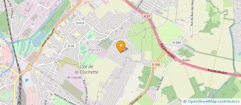 localisation de l'entreprise MONSIEUR DANIEL HERAUT à WAZIERS
