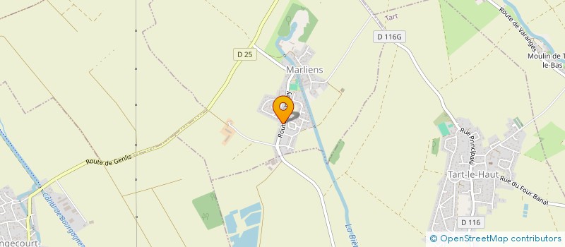 localisation de l'entreprise MONSIEUR DANIEL HERMANN  MARLIENS