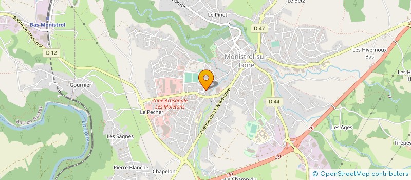 localisation de l'entreprise MONSIEUR DANIEL HERNANDEZ  MONISTROL-SUR-LOIRE