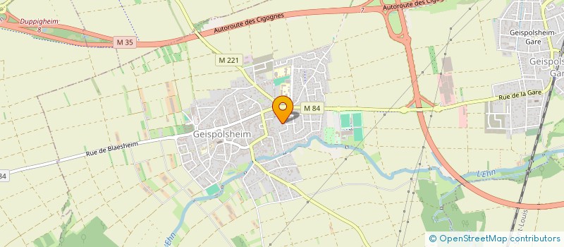 localisation de l'entreprise MONSIEUR DANIEL HERRMANN  GEISPOLSHEIM