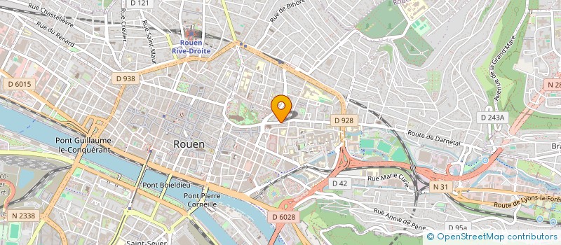 localisation de l'entreprise MONSIEUR DANIEL HERVIEU  ROUEN