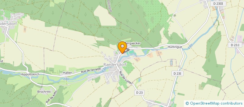 localisation de l'entreprise MONSIEUR DANIEL HERZOG  RAEDERSDORF