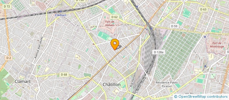 localisation de l'entreprise MONSIEUR DANIEL HIBON  CHATILLON