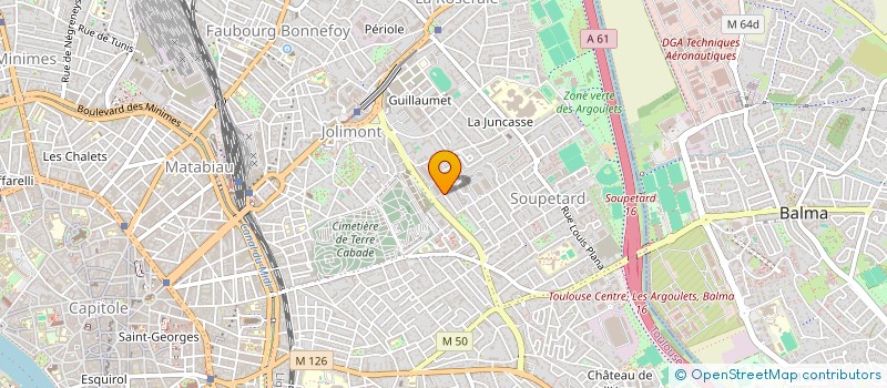 localisation de l'entreprise MONSIEUR DANIEL HILLER à TOULOUSE