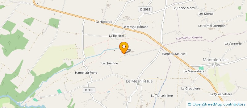 localisation de l'entreprise MONSIEUR DANIEL HINARD  GAVRAY-SUR-SIENNE