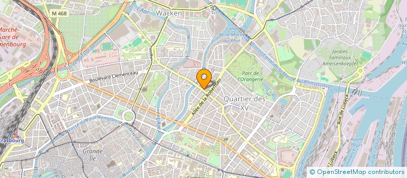 localisation de l'entreprise MONSIEUR DANIEL HIRSCH  HAGUENAU