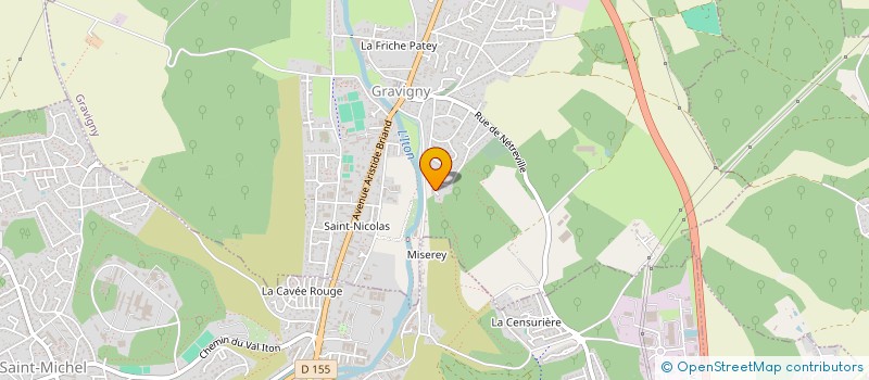 localisation de l'entreprise MONSIEUR DANIEL HITA à GRAVIGNY