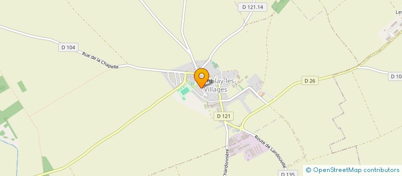 localisation de l'entreprise MONSIEUR DANIEL HIVER à TREMBLAY-LES-VILLAGES