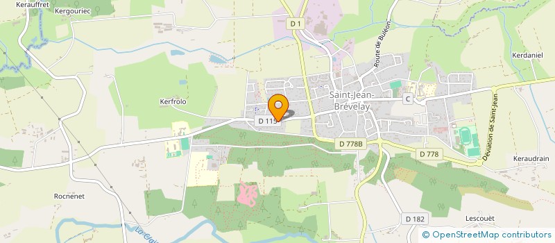 localisation de l'entreprise MONSIEUR DANIEL HIVERT  SAINT-JEAN-BREVELAY