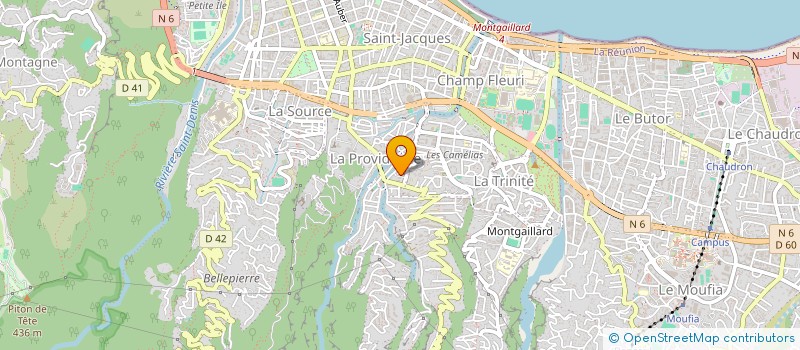localisation de l'entreprise MONSIEUR DANIEL HOARAU à SAINT-DENIS