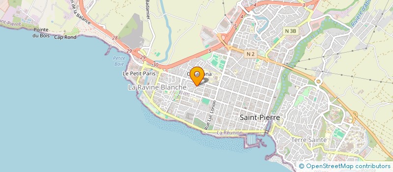 localisation de l'entreprise MONSIEUR DANIEL HOARAU à SAINT PIERRE
