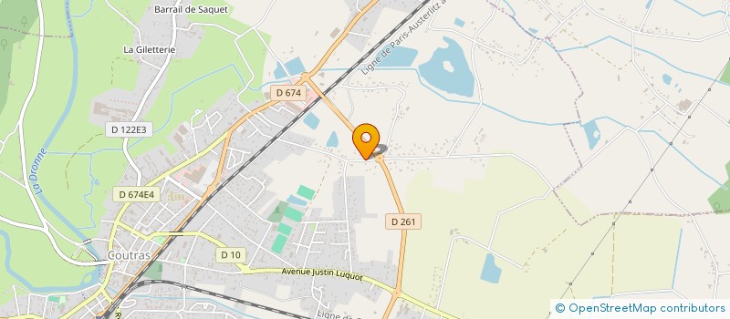 localisation de l'entreprise MONSIEUR DANIEL HOARAU  COUTRAS