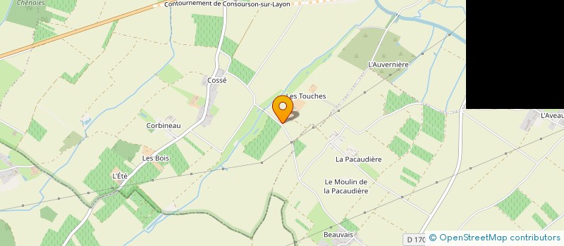 localisation de l'entreprise MONSIEUR DANIEL HOGAN  DOUE-EN-ANJOU