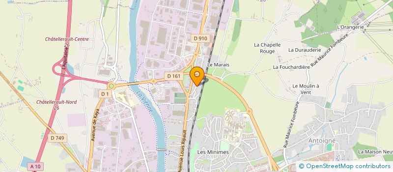 localisation de l'entreprise MONSIEUR DANIEL HORTICA  CHATELLERAULT