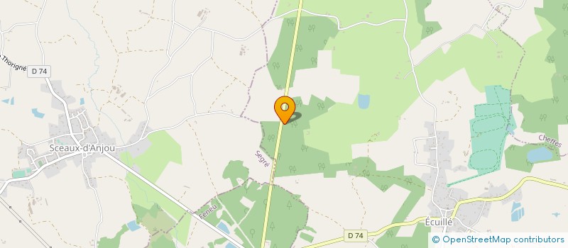 localisation de l'entreprise MONSIEUR DANIEL HOUDEMOND  SOULAIRE-ET-BOURG