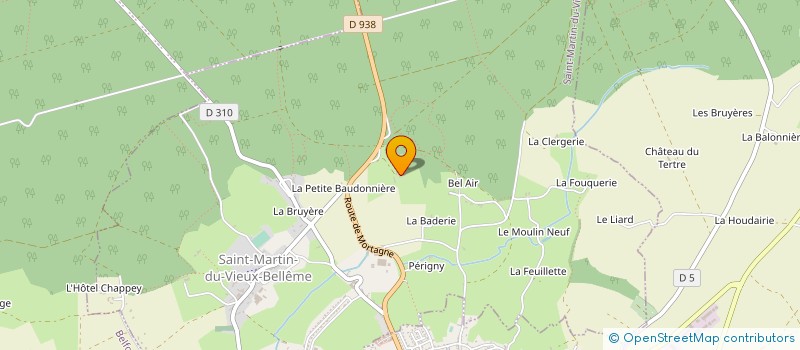 localisation de l'entreprise MONSIEUR DANIEL HUBERT à SAINT-MARTIN-DU-VIEUX-BELLEME