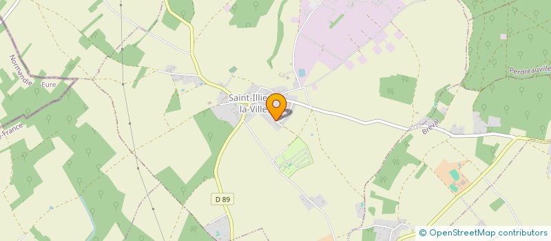 localisation de l'entreprise MONSIEUR DANIEL HUDE  SAINT-ILLIERS-LA-VILLE