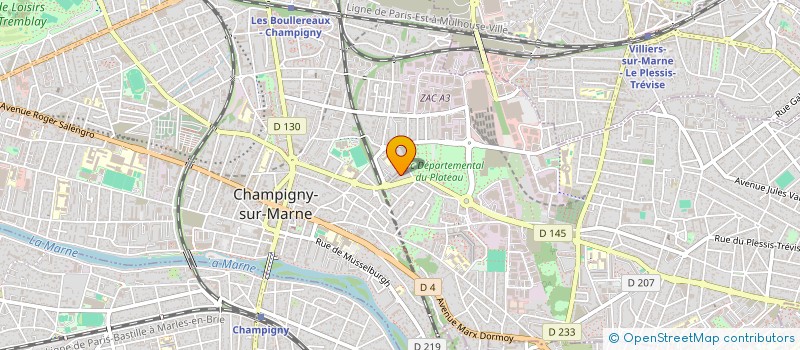 localisation de l'entreprise MONSIEUR DANIEL HUET à CHAMPIGNY-SUR-MARNE