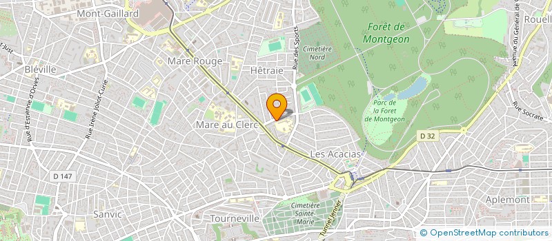 localisation de l'entreprise MONSIEUR DANIEL HUET  LE HAVRE