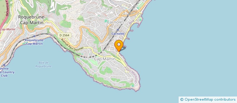 localisation de l'entreprise MONSIEUR DANIEL HUET à ROQUEBRUNE-CAP-MARTIN