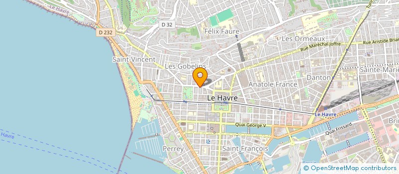 localisation de l'entreprise MONSIEUR DANIEL HUET à LE HAVRE