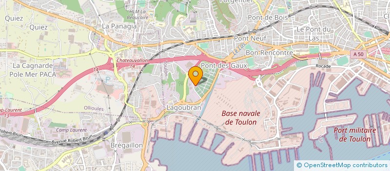 localisation de l'entreprise MONSIEUR DANIEL HUET  TOULON