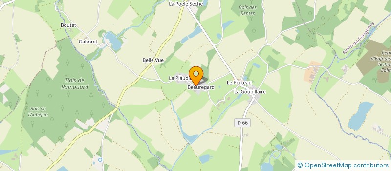 localisation de l'entreprise MONSIEUR DANIEL HUGHES à SAINT-LAURENT-DE-LA-SALLE