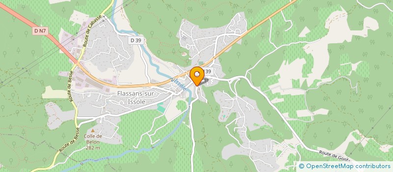 localisation de l'entreprise MONSIEUR DANIEL HUIN  FLASSANS-SUR-ISSOLE