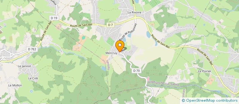 localisation de l'entreprise MONSIEUR DANIEL HUMBERT  LENTILLY