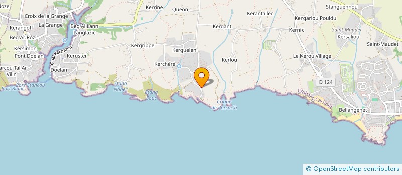 localisation de l'entreprise MONSIEUR DANIEL IDELFONSE  CLOHARS-CARNOET