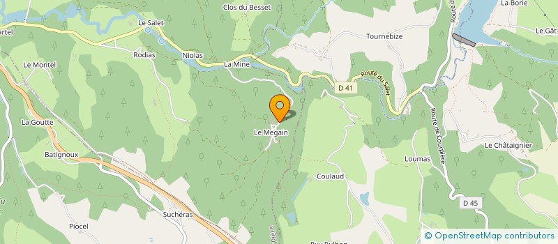 localisation de l'entreprise MONSIEUR DANIEL IMBAUD à COURPIERE